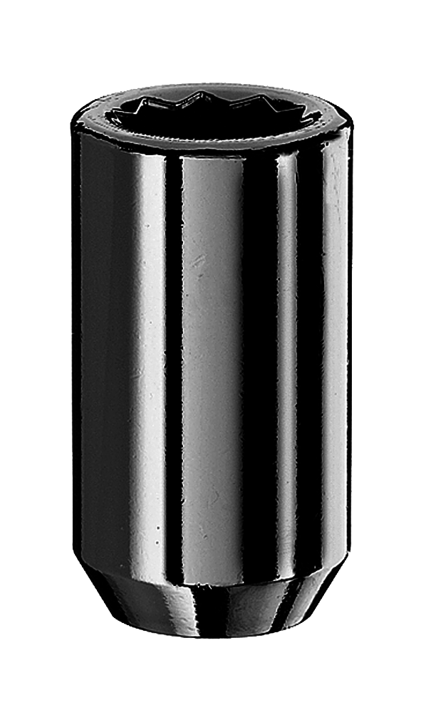 Radmutter Innenvielzahn M12x1,5x37mm schwarz