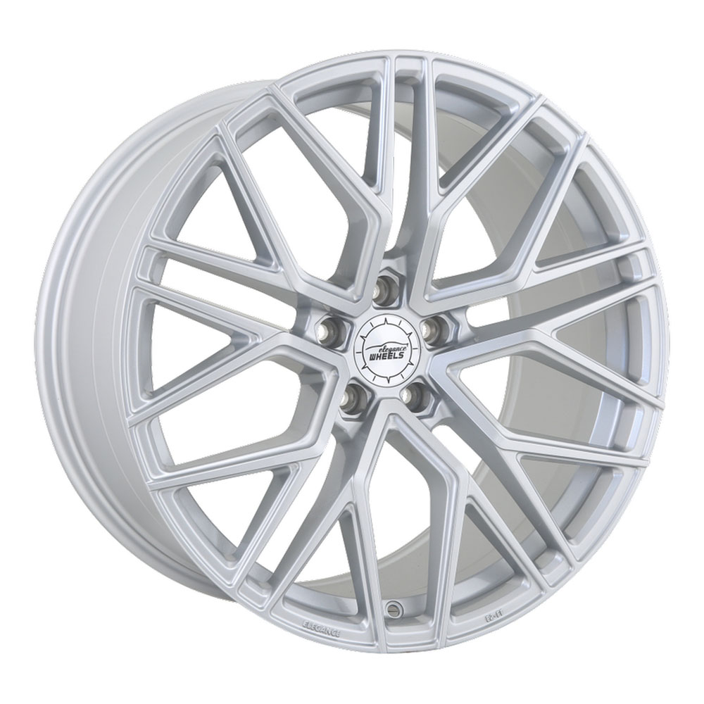4x Elegance Wheels E2FF 8,5X20 & 9,5X20 Kombination Hyper Silver