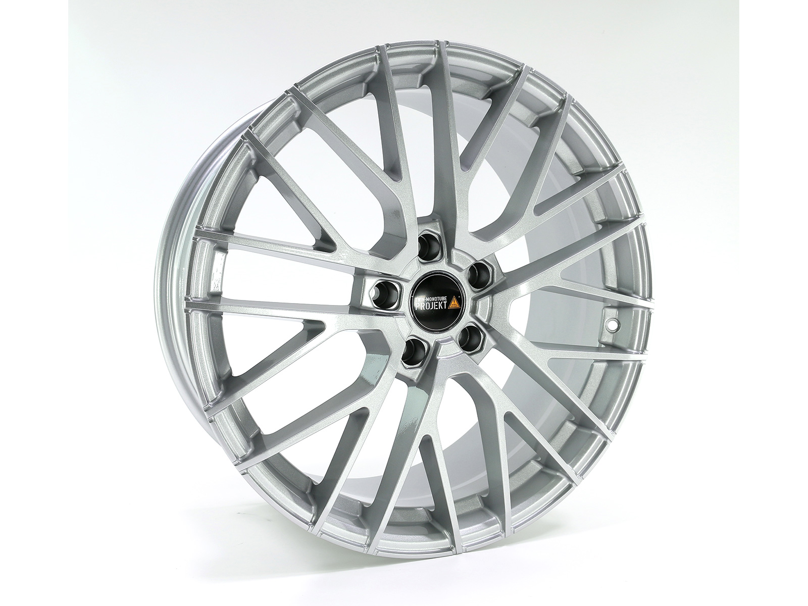 Felge TWIN-MONOTUBE-20.2, 9X20 ZOLL VA+HA ET42 IN MAGNESIUM-SILBER, LEICHT KONKAV