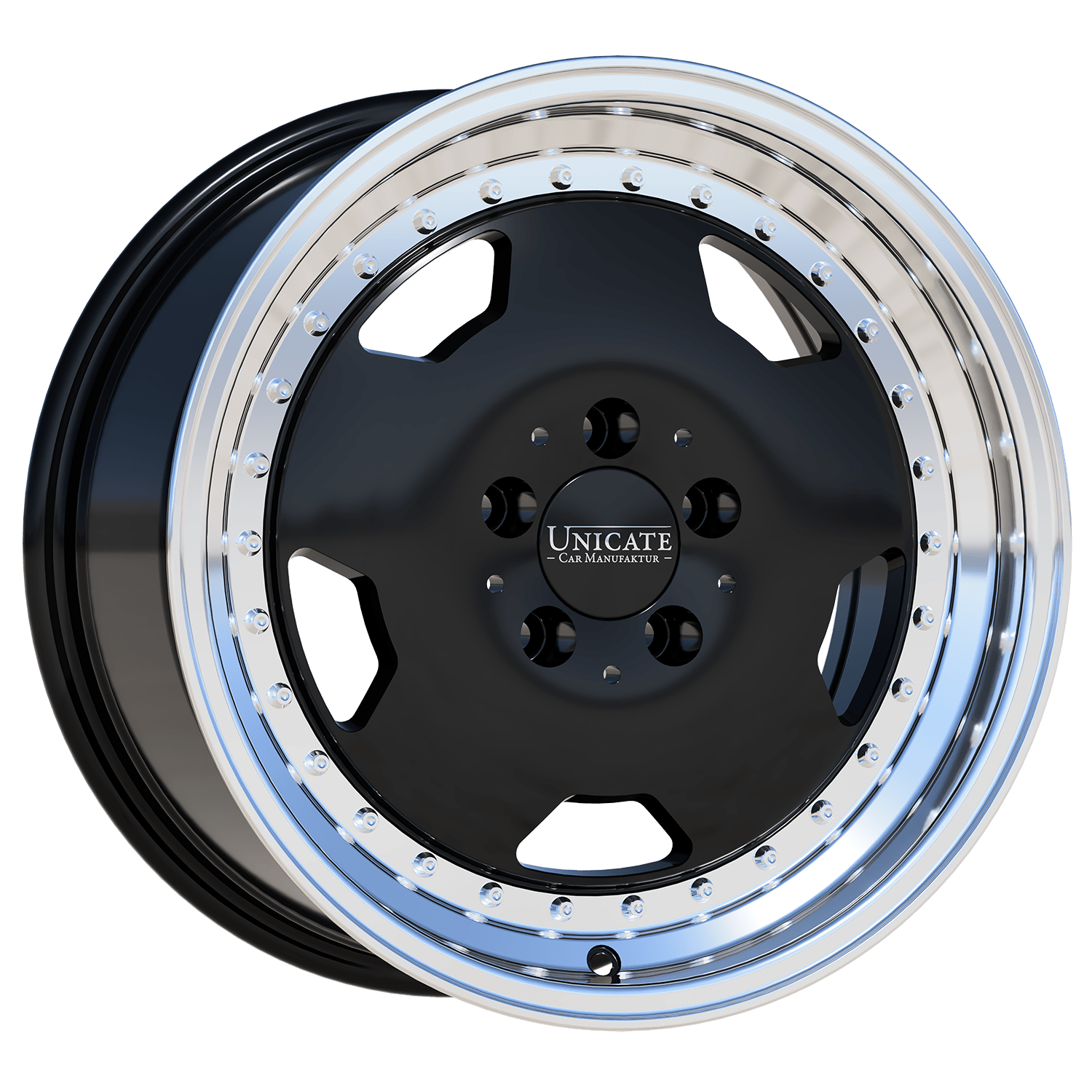 AERO CLASSIC 8,5x17 5x112 ET15 Highgloss Black Lip Polished