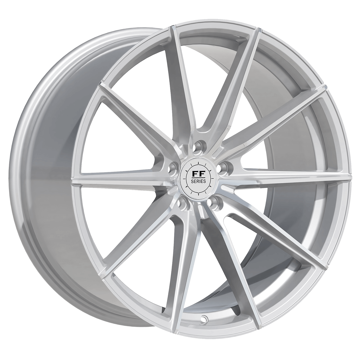 E1 FL Deep Concave 10,0x21 5x112 ET42 Hyper Silver Polished Surface