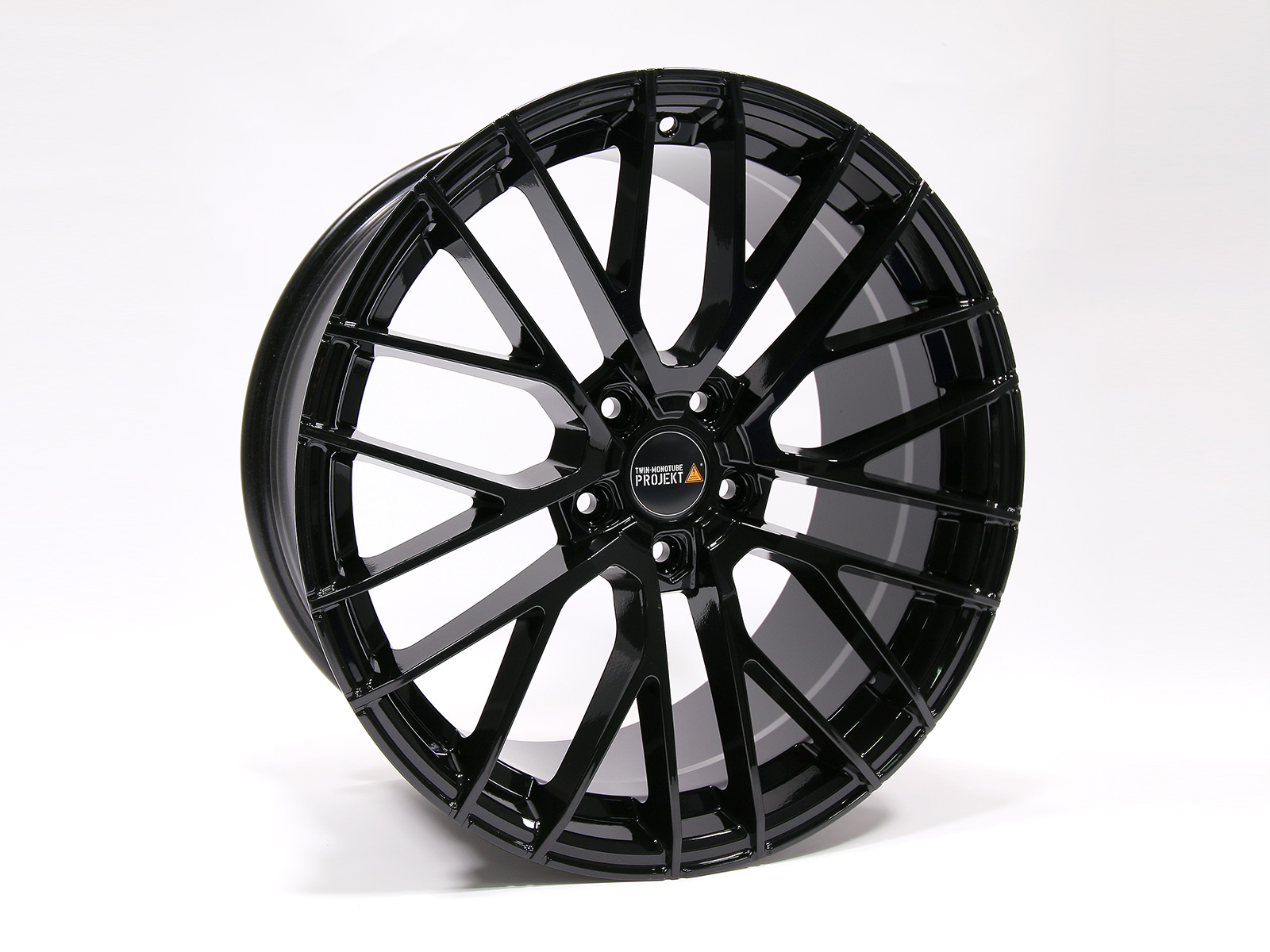 Felge TWIN-MONOTUBE-20.2, 9X20 ZOLL HA ET39 IN SCHWARZ-GLÄNZEND, DEEP KONKAV