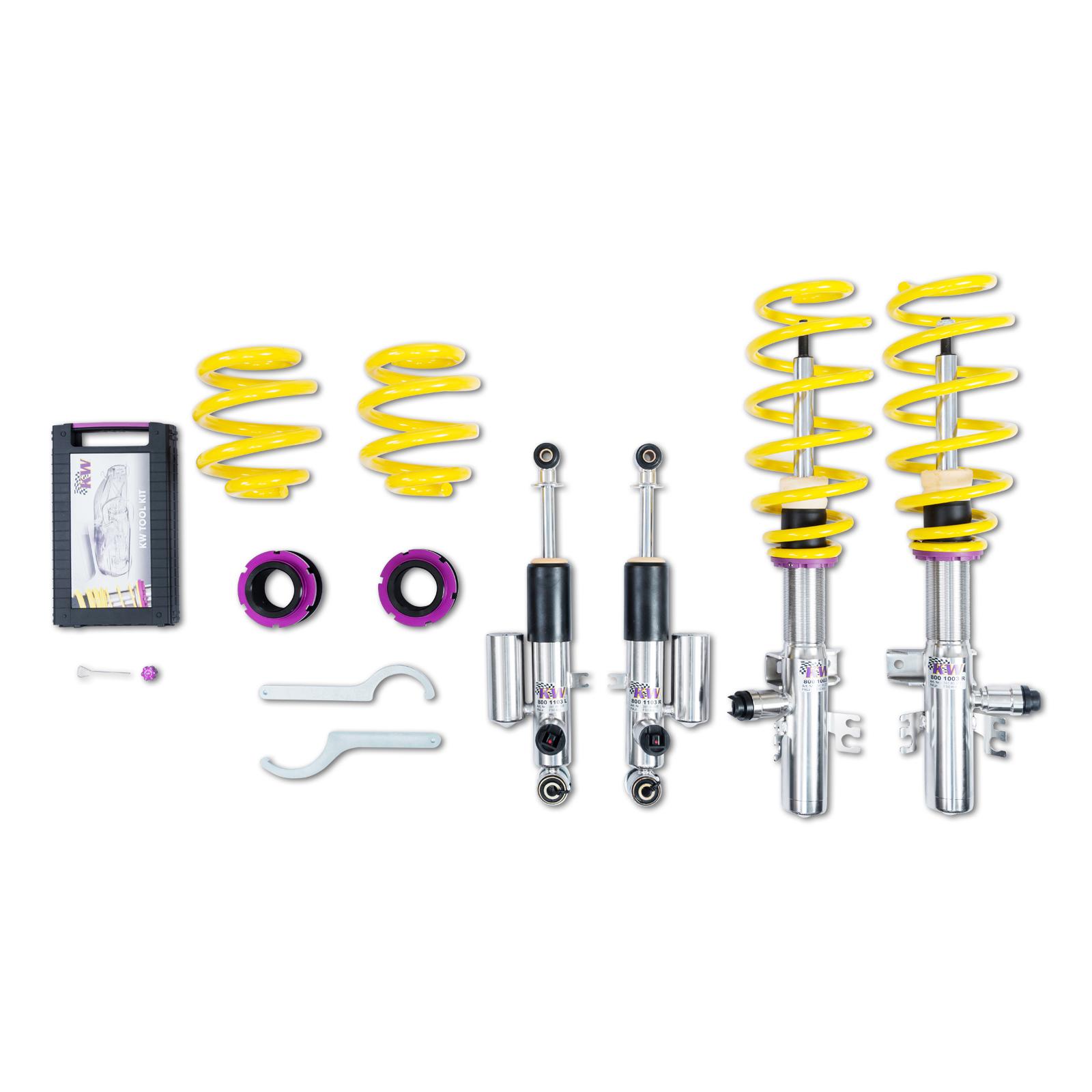VW T6 T6.1 KW PLUG & PLAY DCC Gewindefahrwerk INOX