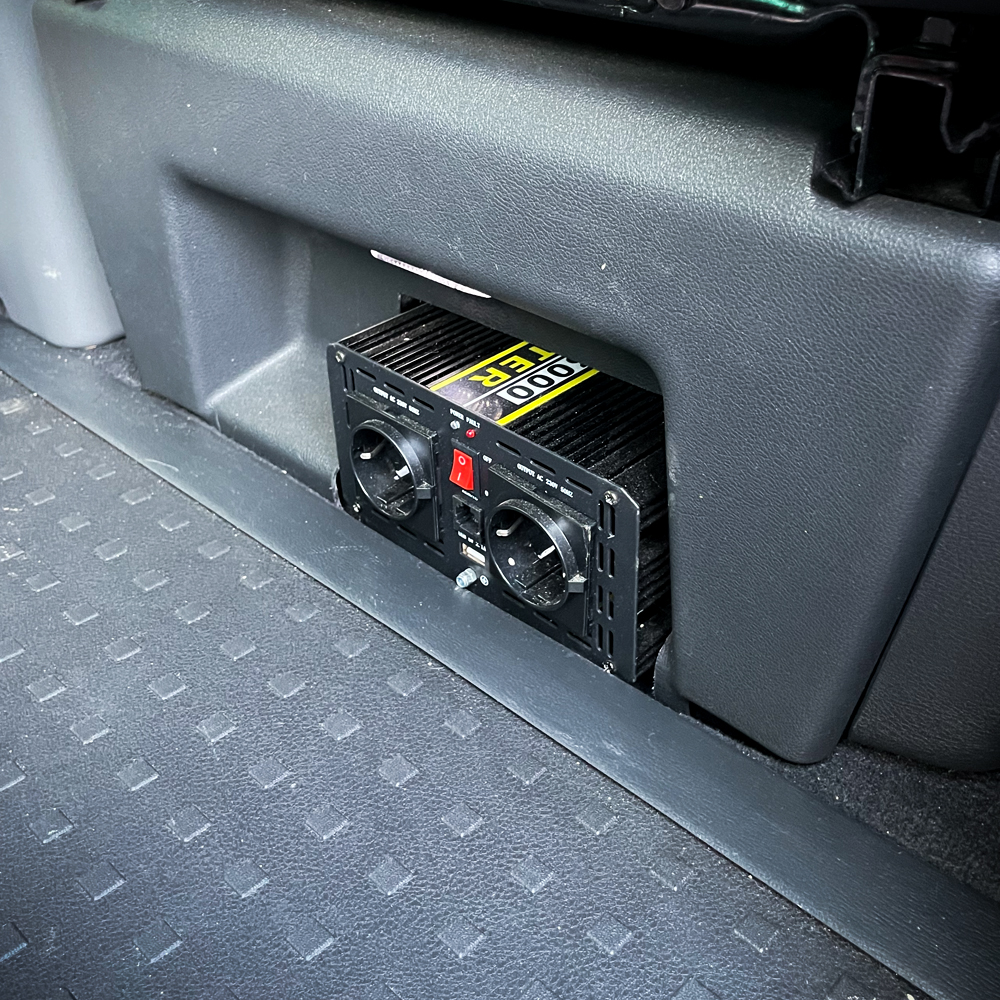 VW T5 T6 T6.1 Nachrüstung 230V Spannungswandler inkl. Einbau