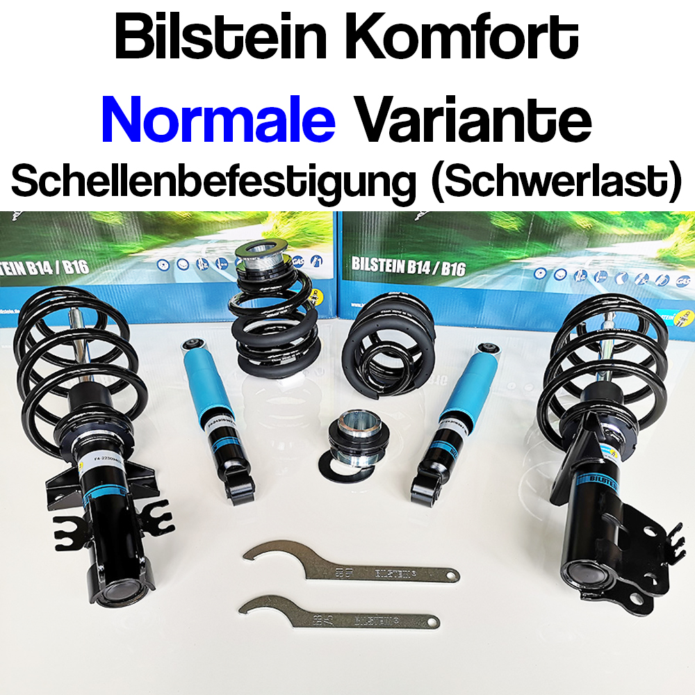 VW T5 T6 Bilstein B14 Komfort Gewindefahrwerk Schellenbefestigung