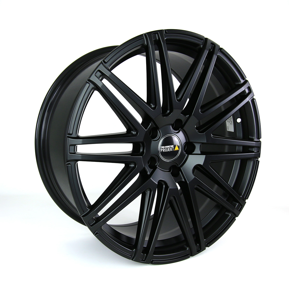 Felge TWIN-MONOTUBE 9X20 ZOLL HA ET39 IN SEIDENMATT-SCHWARZ, DEEP KONKAV