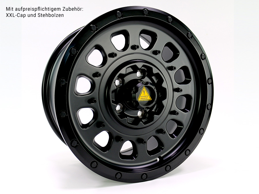 VW T5 T6 T6.1 TWIN-MONOTUBE-PROJEKT-AT3 8X17 ZOLL IN NIGHT, INKL. AUSTAUSCHB. SCHUTZRING