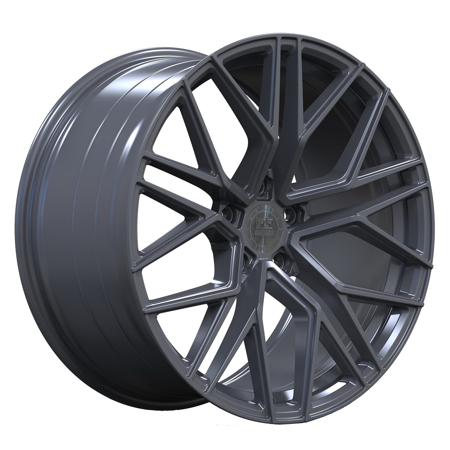 E 2 FF Deep Concave 10,5x20 5x120 ET35 Tinted Metal