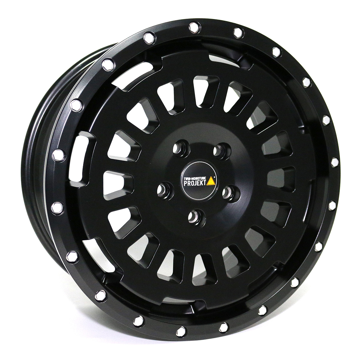 MB SPRINTER 2 & 3 (906/907/910) TWIN-MONOTUBE PROJEKT-AT-HD, 8,5X18 ZOLL IN SEIDENMATT-SCHWARZ