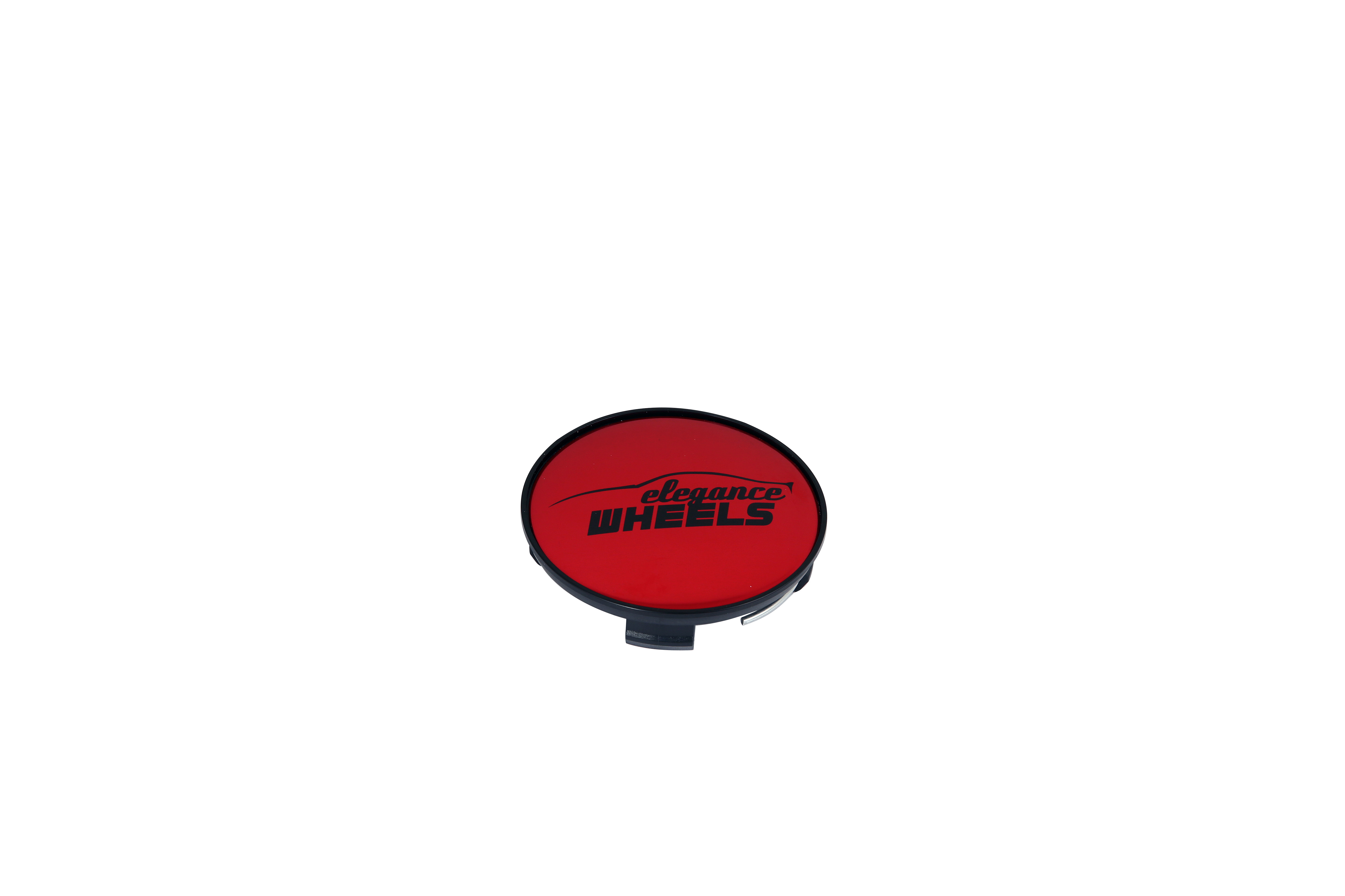 Symbolscheibe Elegance Wheels Candy Red mit Träger schwarz