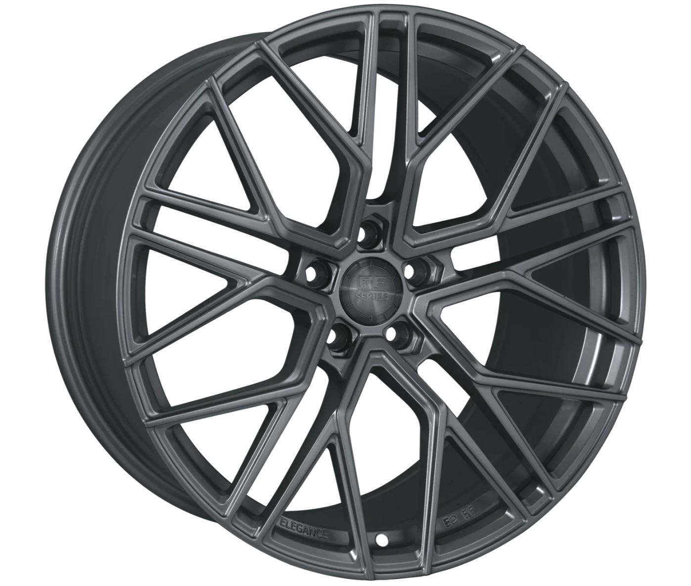 4x Elegance Wheels E2FF 8,5X20 & 9,5X20 Kombination Tinted Metal