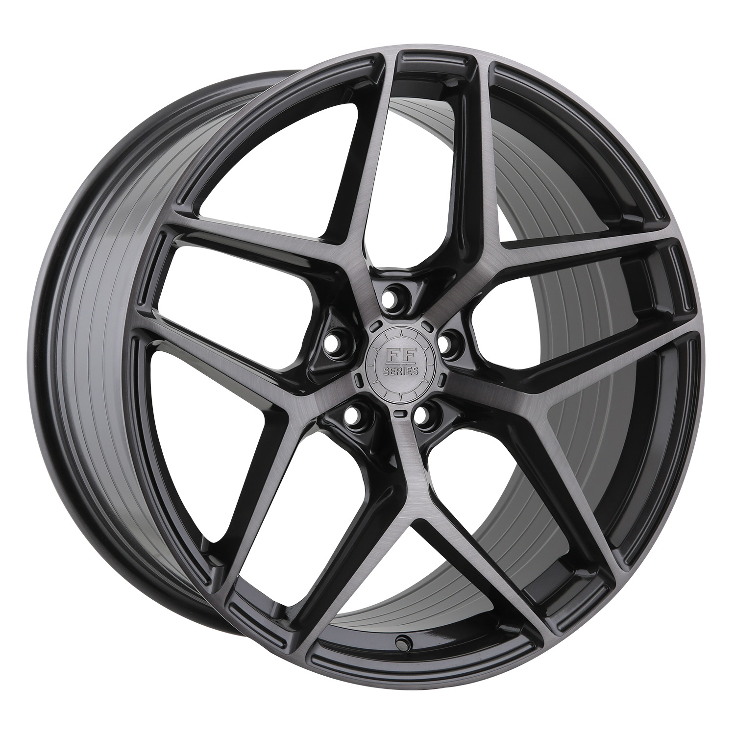 FF 550 Deep Concave 11,0x20 5x114,3 ET47 Highgloss Black