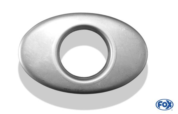 Deckel für Endrohr oval 140x90mm - Loch: 55mm