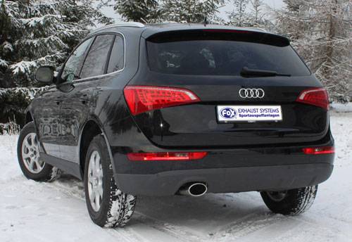 Fox Sportauspuff passend für Audi Q5 - 8R quattro Endschalldämpfer - 140x90 Typ 32