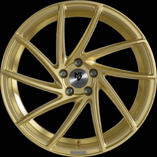 MB Design KV2 Gold glänzend Felge 8.5x19 - 19 Zoll 5x120 Lochkreis