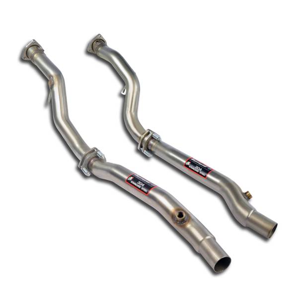 Supersprint Downpipe Rechts + Links(Für Katalysator Ersatz) passend für AUDI A6 4B S6 QUATTRO (Limou