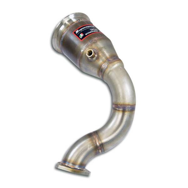 Supersprint Downpipe Links + Sport Metallkatalysator(Left Hand Drive / Right Hand Drive) passend für