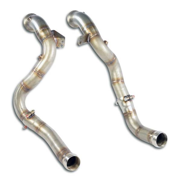 Supersprint Downpipe Rechts + LinksErsetzt den Primär- und Sekundär-Kat (-Kat-Entfall + GPF) (RHD -