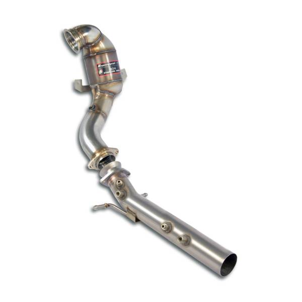 Supersprint Turbo downpipe kit mit Sport Metallkatalysator 200 CPSI - GPF-Entfall passend für VW GOL