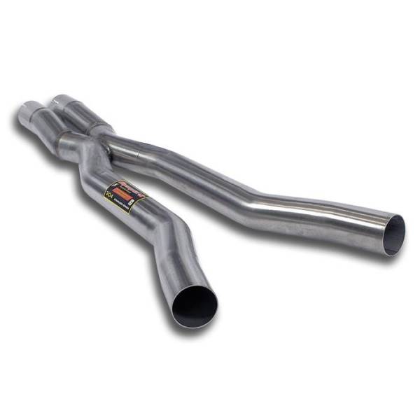 Supersprint Mittelrohr + “X-Pipe” passend für AUDI A8 S8 QUATTRO 5.2i V10 (450 PS) 06 ->