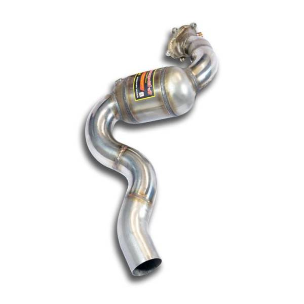 Supersprint Downpipe Rechts + Sport Metallkatalysator passend für AUDI A7 S7 Quattro 4.0T V8 (420 PS